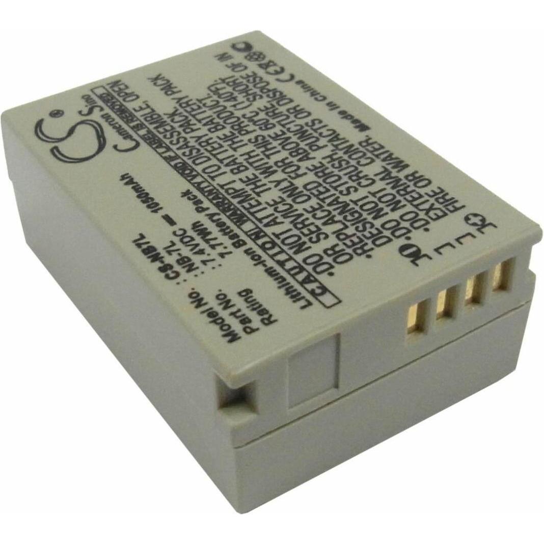 CoreParts Camera Battery for Canon (Akku), Kamera Stromversorgung, Grau