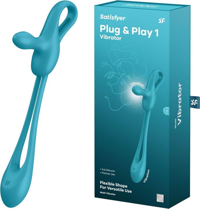Produktbild Satisfyer Plug & Play 1 Flexibler Multivibrator