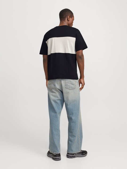 Actual product image Jack & Jones Jorvesterbro Block Tee Ss Crew Styd Aw24 (M)