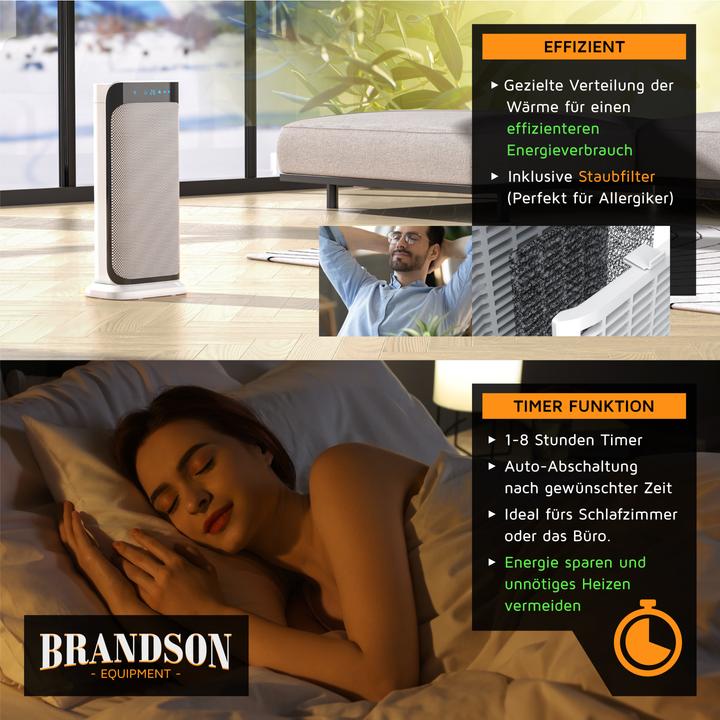 Actual product image Brandson Fan heater (2000 W)