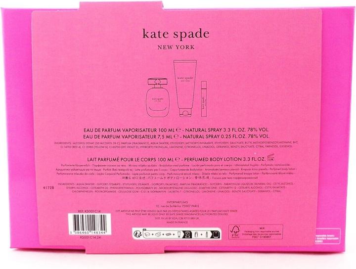 Immagine prodotto Kate Spade Eau De Parfum 100 Ml And Body Lotion 100 Ml (Set di profumi)