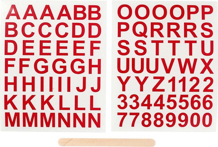 Produktbild Creativ Company Rub-on Buchstaben & Zahlen