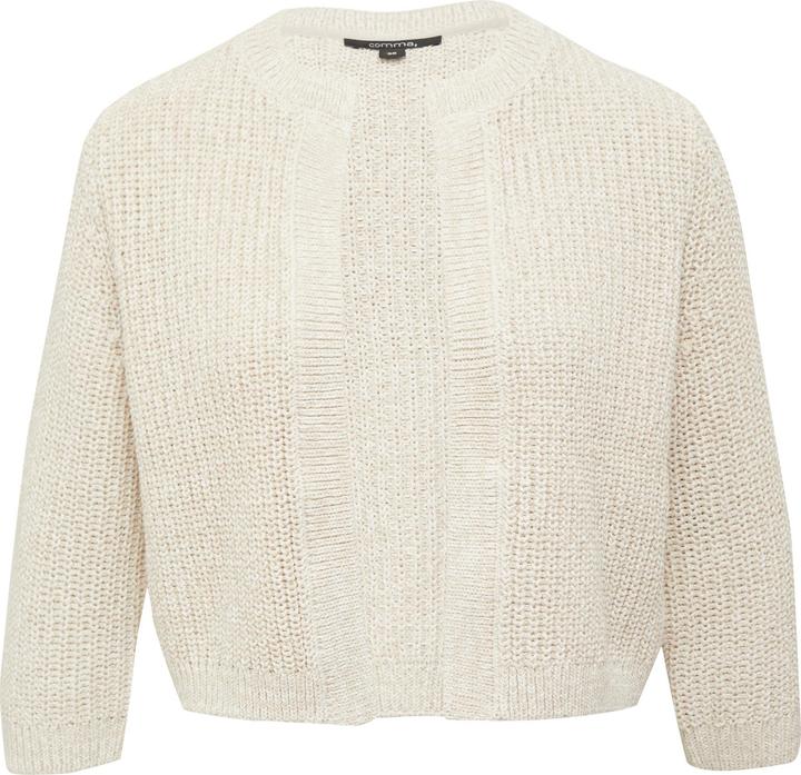 Produktbild Comma Strickjacke Kurzer Cardigan mit Rippstruktur (46)