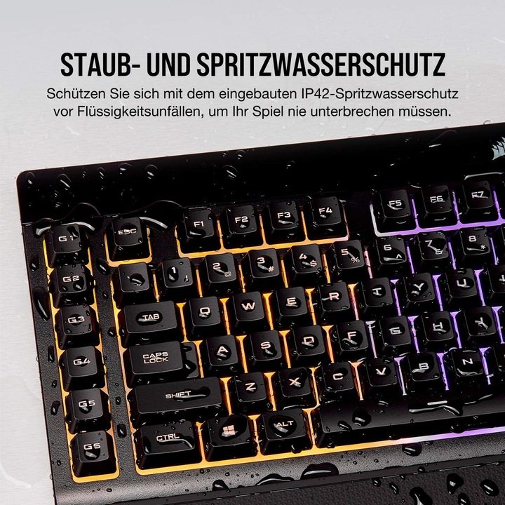 Produktbild Corsair K55 Rgb (DE, Kabelgebunden)