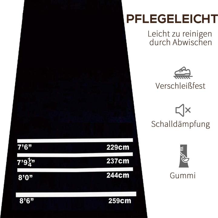 Actual product image Homcom Dart mat 300cm (5000 g)