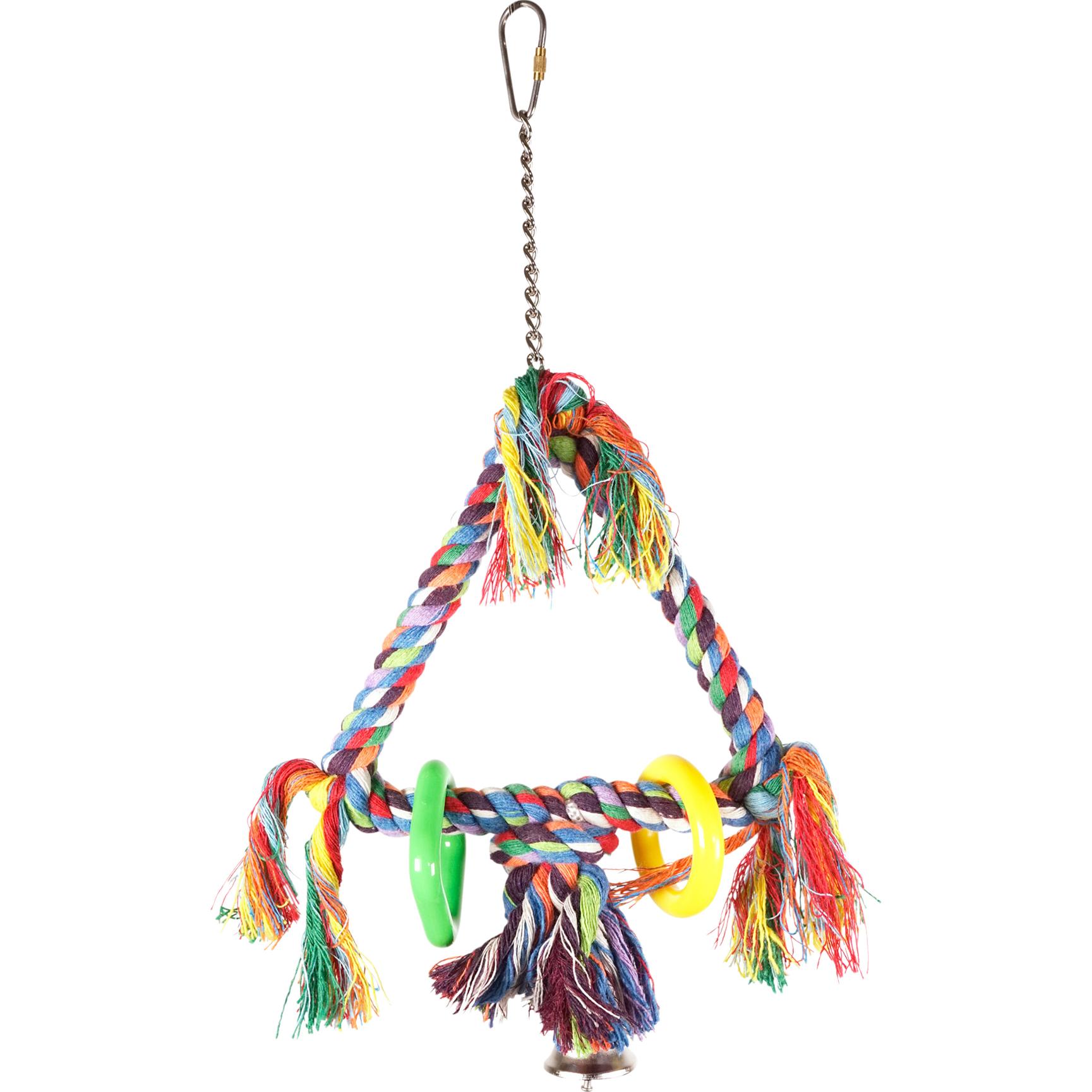 Vadigran Altalena triangolare Bird Toy 41cm S, Allestimento voliere