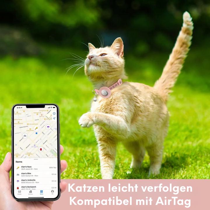 Produktbild Suba 2er Pack Airtag Katzenhalsband