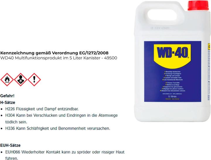 Produktbild WD-40 Schmiermittel (5000 ml)