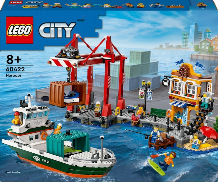 Produktbild LEGO Hafen mit Frachtschiff (60422, LEGO City)