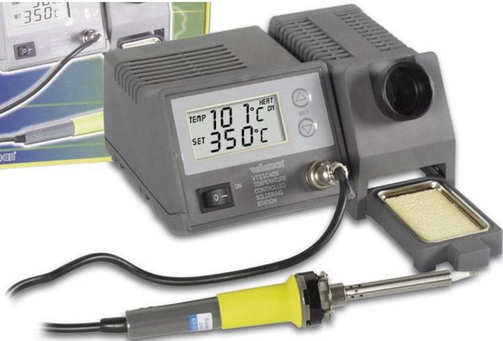 Image du produit Velleman Station de soudage avec écran LCD et chauffage céramique (pupille)