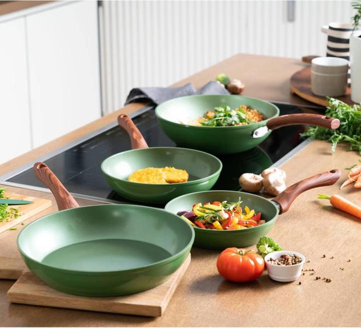 Immagine prodotto Just Vegan Nickolai (24 cm, Padella per friggere, Alluminio)