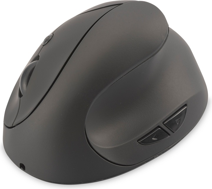 Digitus Ergonomischer vertikaler kabelloser 6 Tasten 1600 dpi schwarz (Kabellos)