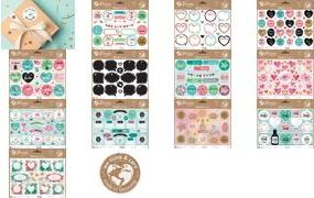 Actual product image Avery Deco stickers