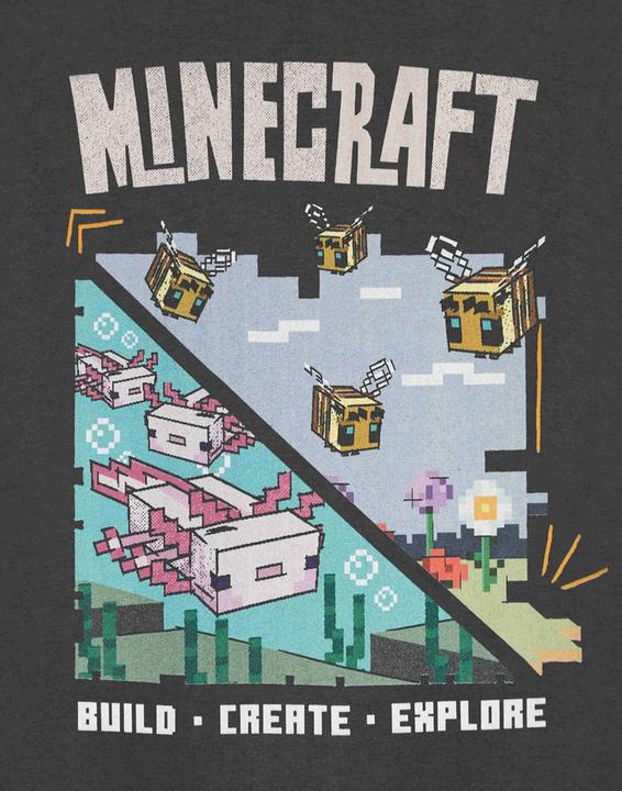 Produktbild Minecraft Build Create Explore TShirt Mädchen (128)