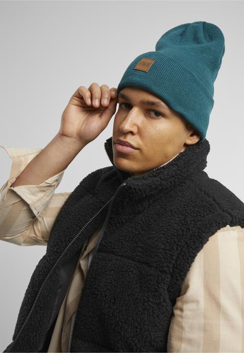 Image du produit Urban Classics Bonnet long Leatherpatch (Taille unique)