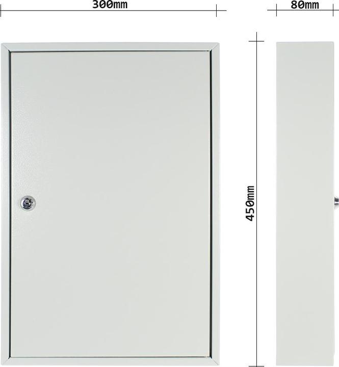 Productafbeelding Rottner Sleutelkast, enkeldeurs S 64 cilinderslot