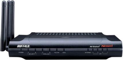 Buffalo Wireless-N DualBand Router, 300 Mbit/s