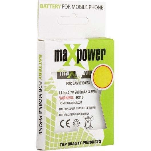 Maxpower Bateria Samsung S4 i9500 2600mAh MaxPowe r EB-B600BCBU, Smartphone Akku
