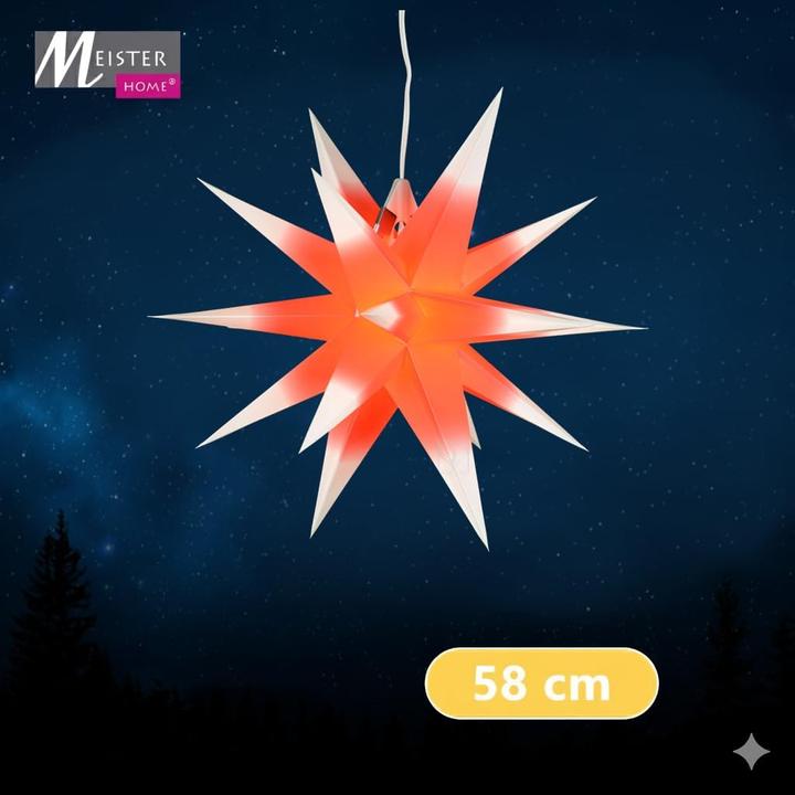 Actual product image Meisterhome LED-Weihnachtsstern