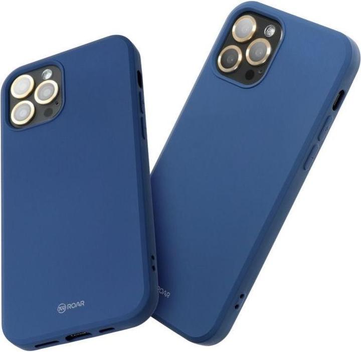 Actual product image Roar Back panel cover case COLORFUL JELLY for IPHONE 13 navy (Apple iPhone 13)