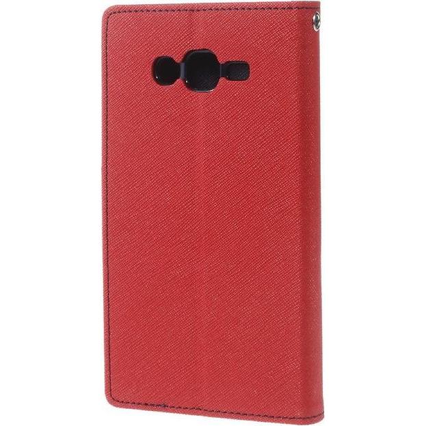 Thumbnail - Goospery Fancy Diary Series (Samsung Galaxy J7), Smartphone Hülle, Blau, Rot