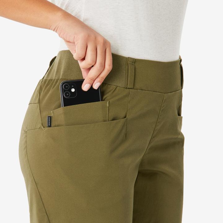 Produktbild Quechua Bermudashorts Damen Wandern - NH500 grün (38)