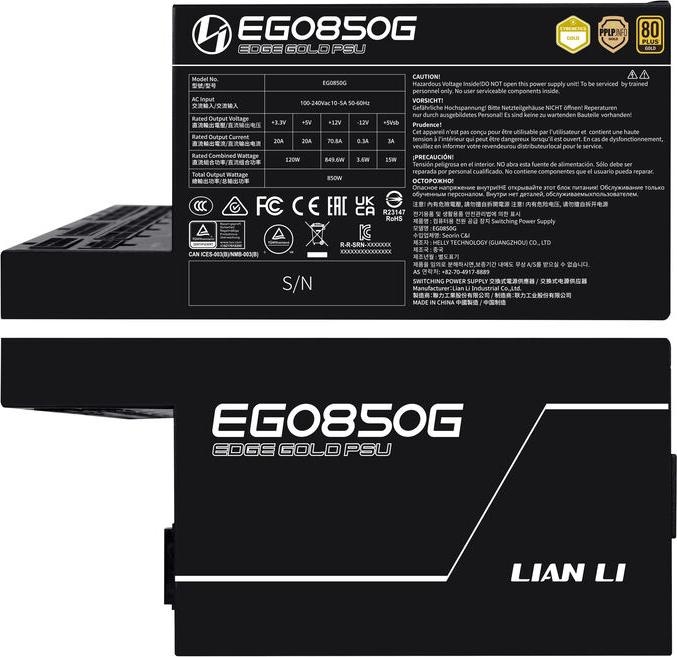 Produktbild Lian-Li Edge Gold (850 W)