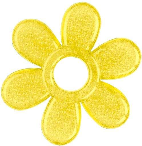 Immagine prodotto Babyono Anello di dentizione con fiore in gel (1 pz) (0 Mesi)