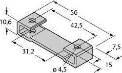 Actual product image Turck Mounting bracket (Mirrors + antennas Mounting)