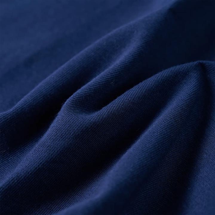 Produktbild vidaXL Kinder-Langarmshirt Marineblau 116,Material: 95 % Baumwolle (116)