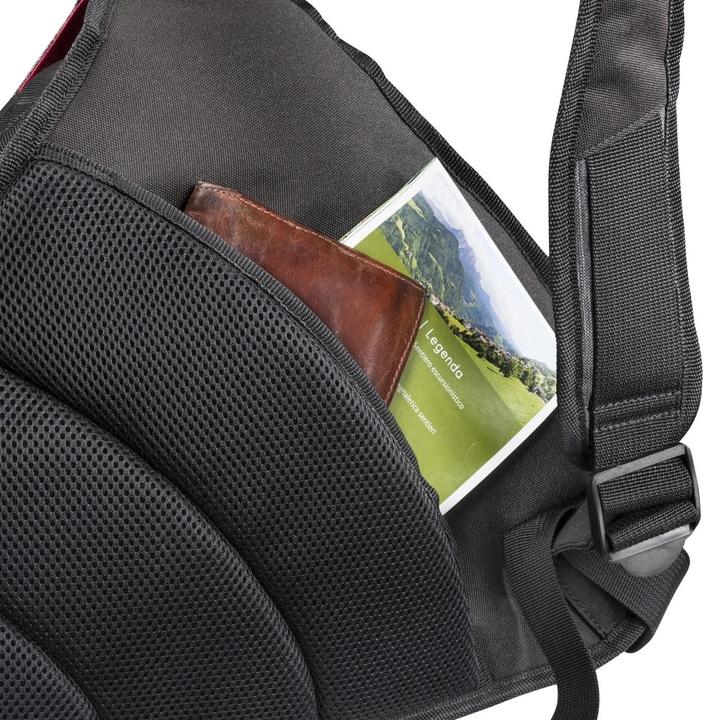 Actual product image mantona Camera Bag Triangle Grey (Camera shoulder bag, 17.76 l)