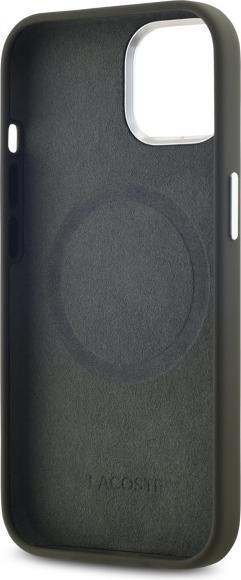 Image du produit Lacoste LCHMP15SSMAB iPhone 15 6.1" khaki hardcase Silicone Croco Logo MagSafe (Apple iPhone 15)
