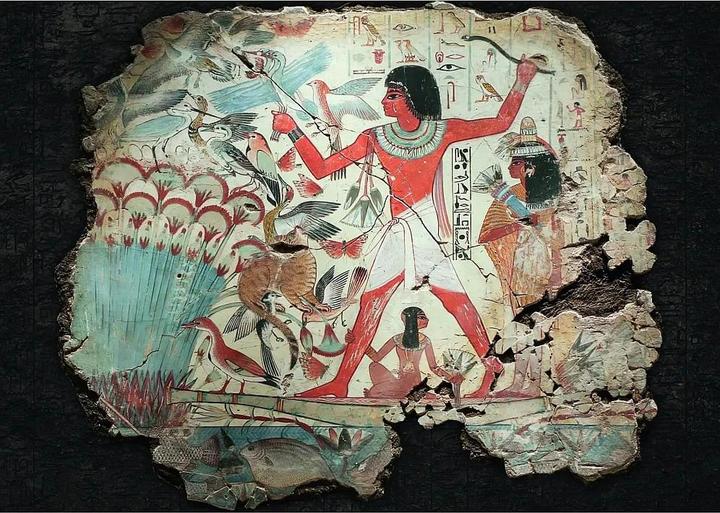 Actual product image D-Toys Puzzle 1000 pieces - Ancient Egypt Nebamun Hunting in the Marshes (1000 pieces)