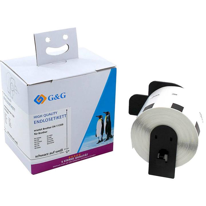 Produktbild G&G Etiketten 29 x 62 mm 1 St. ET-B-G-11209 Adress-Etiketten