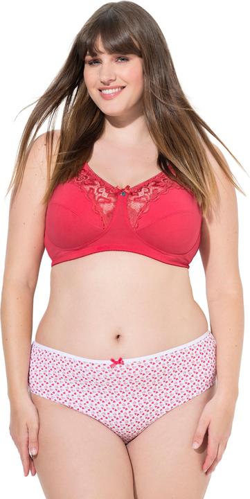 Actual product image Ulla Popken Strings, 5er-Pack, Herzen/einfarbig (60, 5-pack)