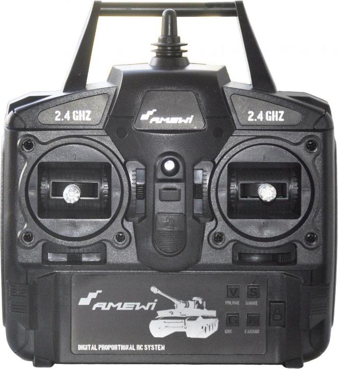 Actual product image Amewi Tank HL Tiger I M 1:16 / Grey / Smoke & Sound, MHz (RTR Ready-to-Run)