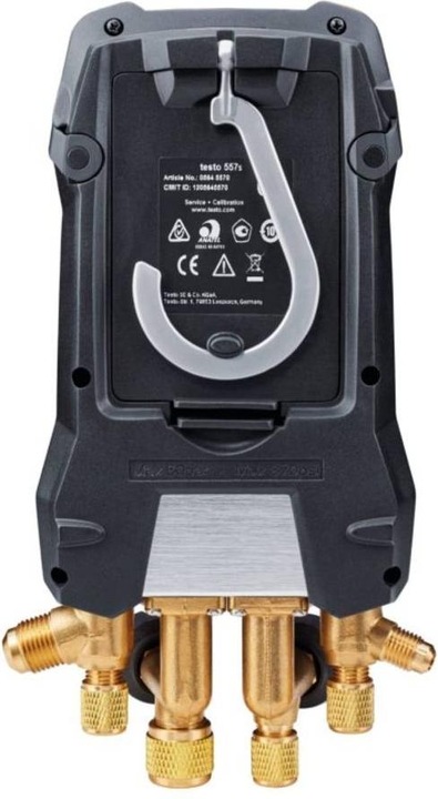 Actual product image Testo Refrigerant meter 557s vacuum set with charging hoses