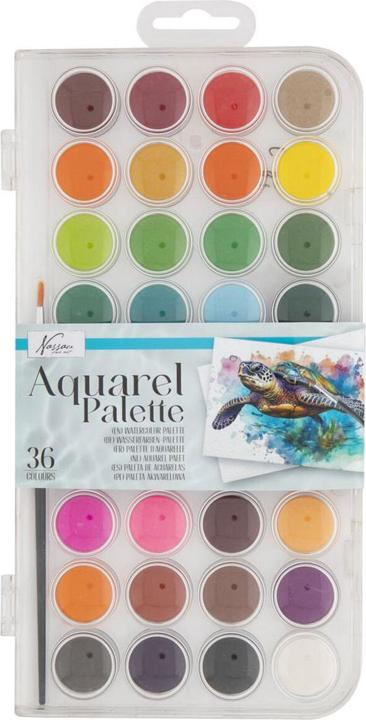 Produktbild Grafix Farbpalette Aquarell, 36 Farben (Aquarell)