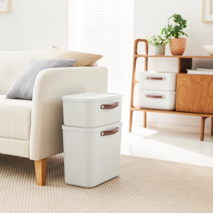 Produktbild Rotho 3er Set Aufbewahrungsboxen klein MALOJA (12 l, 1x)