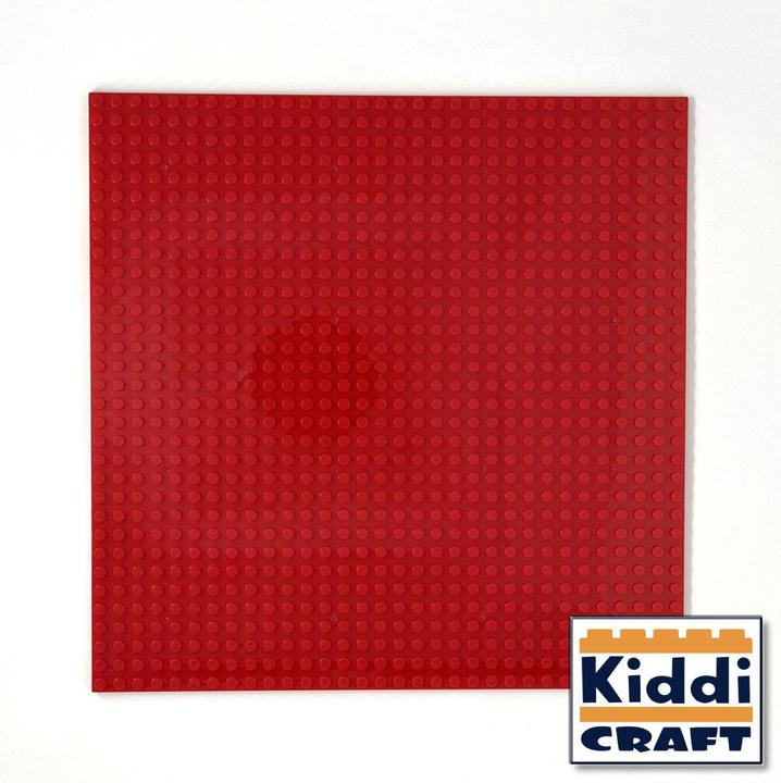 Produktbild Kiddicraft Stackable Baseplate 32 x 32 Noppen (25,5 x 25,5cm) Dunkelgrau