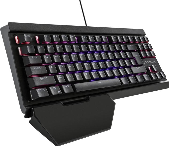 Actual product image Aula Hyperion Mechanical RGB Wired Keyboard EN (English-international, Cable)