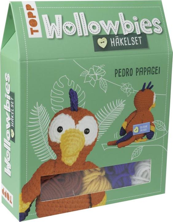 Actual product image Ganseforth:Wollowbies crochet set parrot