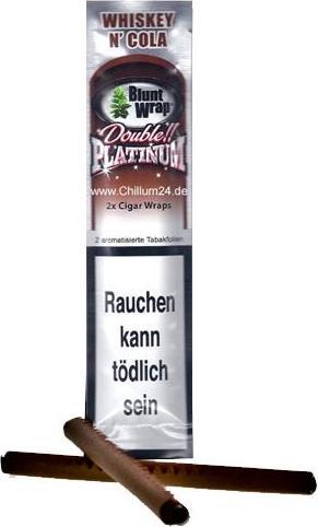 Produktbild Blunt Wraps Double Platinum Whiskey'n'Cola 2 in 1