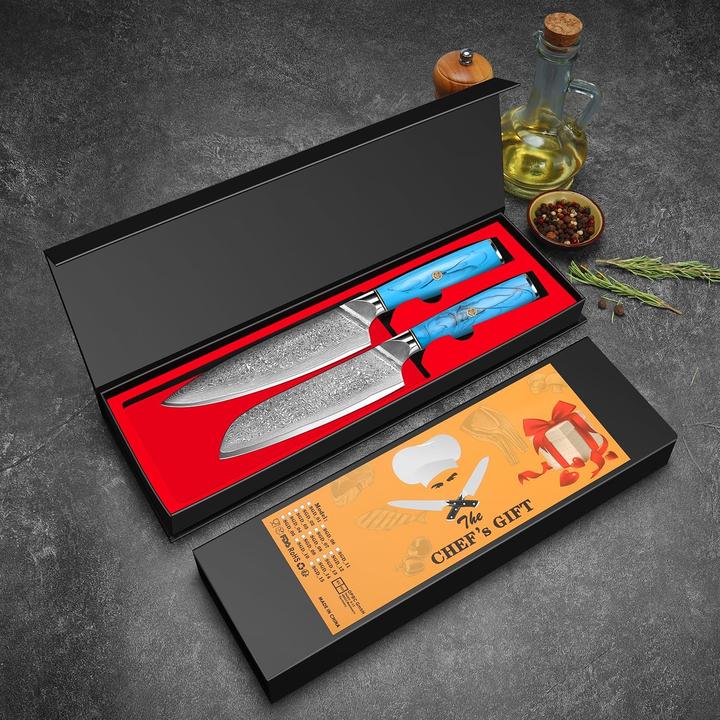 Produktbild Home Safety Damast-Messerset (19.50 cm)