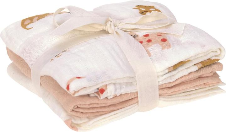 Produktbild Lässig Mulltücher M 3er Pack Little Mateys Spicy orange 60 x 60 cm (60 cm, 60 cm)