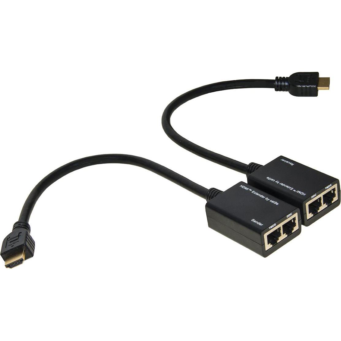 Link Nero Lkext15 (Hdmi, Rj45), Adattatore Dati + Video,