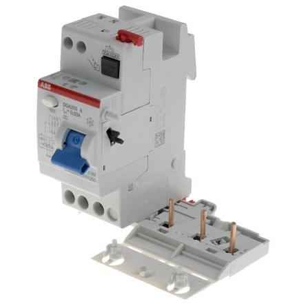 ABB, Schutzschalter, FI-Schutzschalterblock 3-polig 25A 30mA