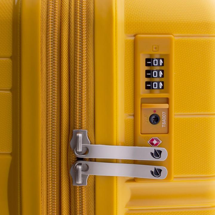 Actual product image Wüsthof 3800 4-wheel cabin trolley 55 cm with stretch fold (36 l, Hand luggage (up to 50 litres))