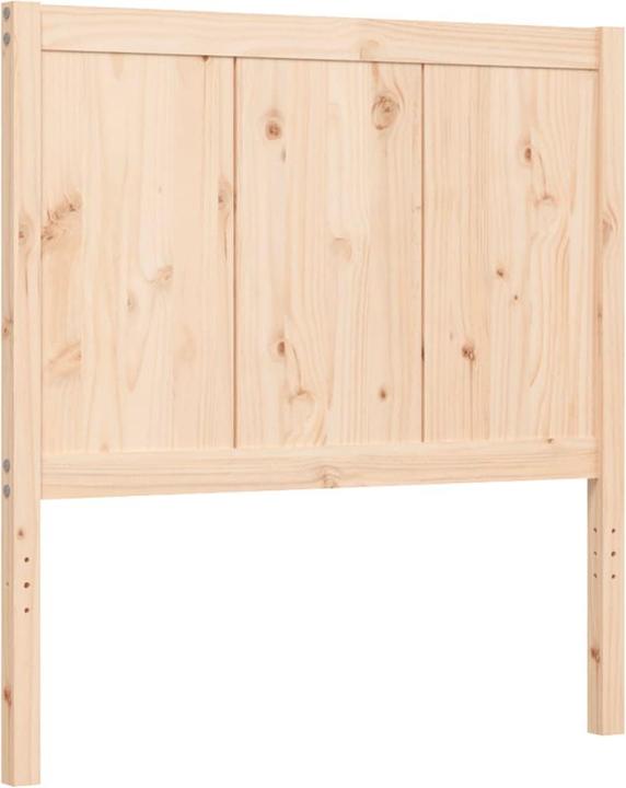Produktbild VidaXL Massivholzbett mit Kopfteil 2FT6 Small Single (75 x 190 cm)