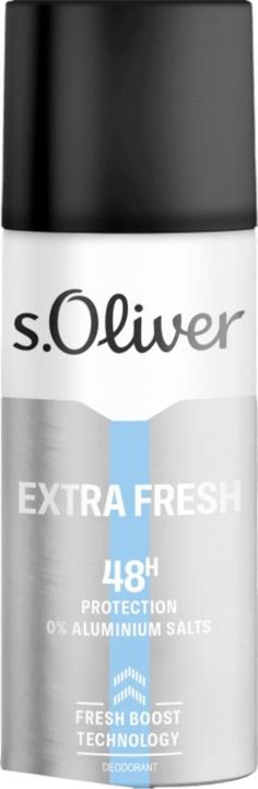 Produktbild s.Oliver Extra Fresh Men Deodorant Spray 150 ml (Spray, 150 ml)